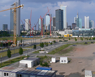 Europaviertel Frankfurt am Main - Im Bau