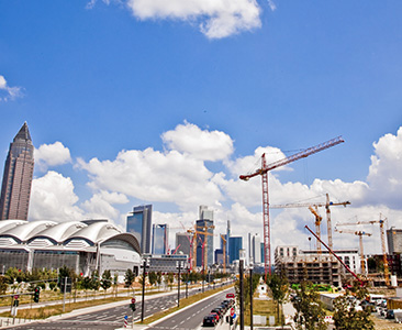 Europaviertel Frankfurt am Main - Skyline